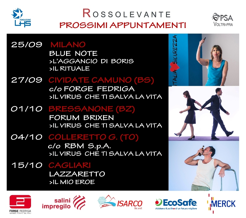 prossimi appuntamenti settembre ottobre 2019